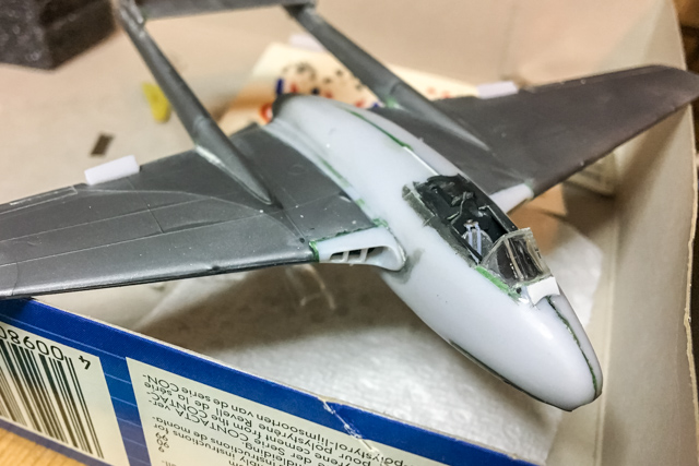 de Havilland Vampire in 1/72