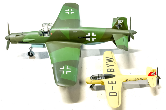Do 335 and G&ouml; 9 in 1/72