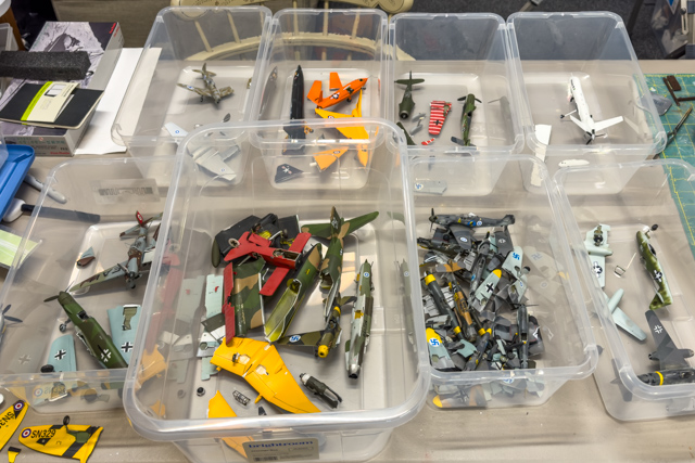 Damaged scale models